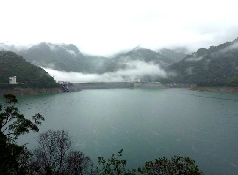 曾文水库上游40天来最大单日降雨量，水情小有助益。（南水局提供）