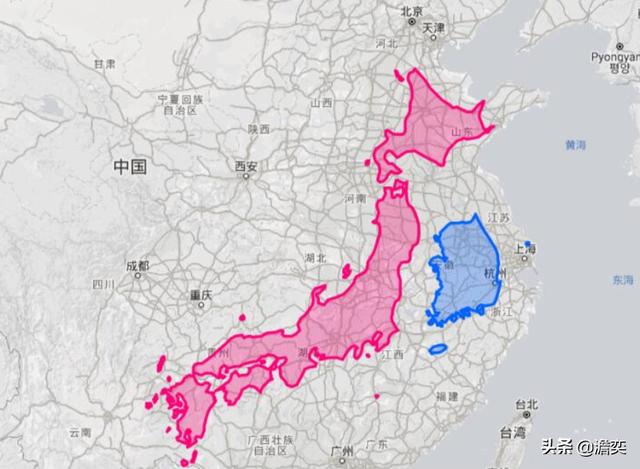 韩国国土面积大还是日本国土面积大（韩国的国土面积有多大）