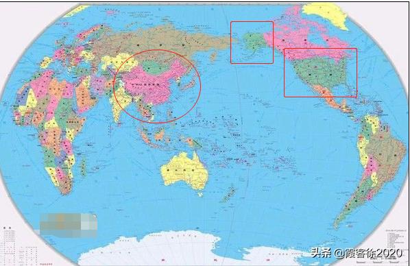 为什么看地图总觉得美国面积比中国大好多，至少五六十万平方公里。但是实际上看数据，美国和中国相差无几？